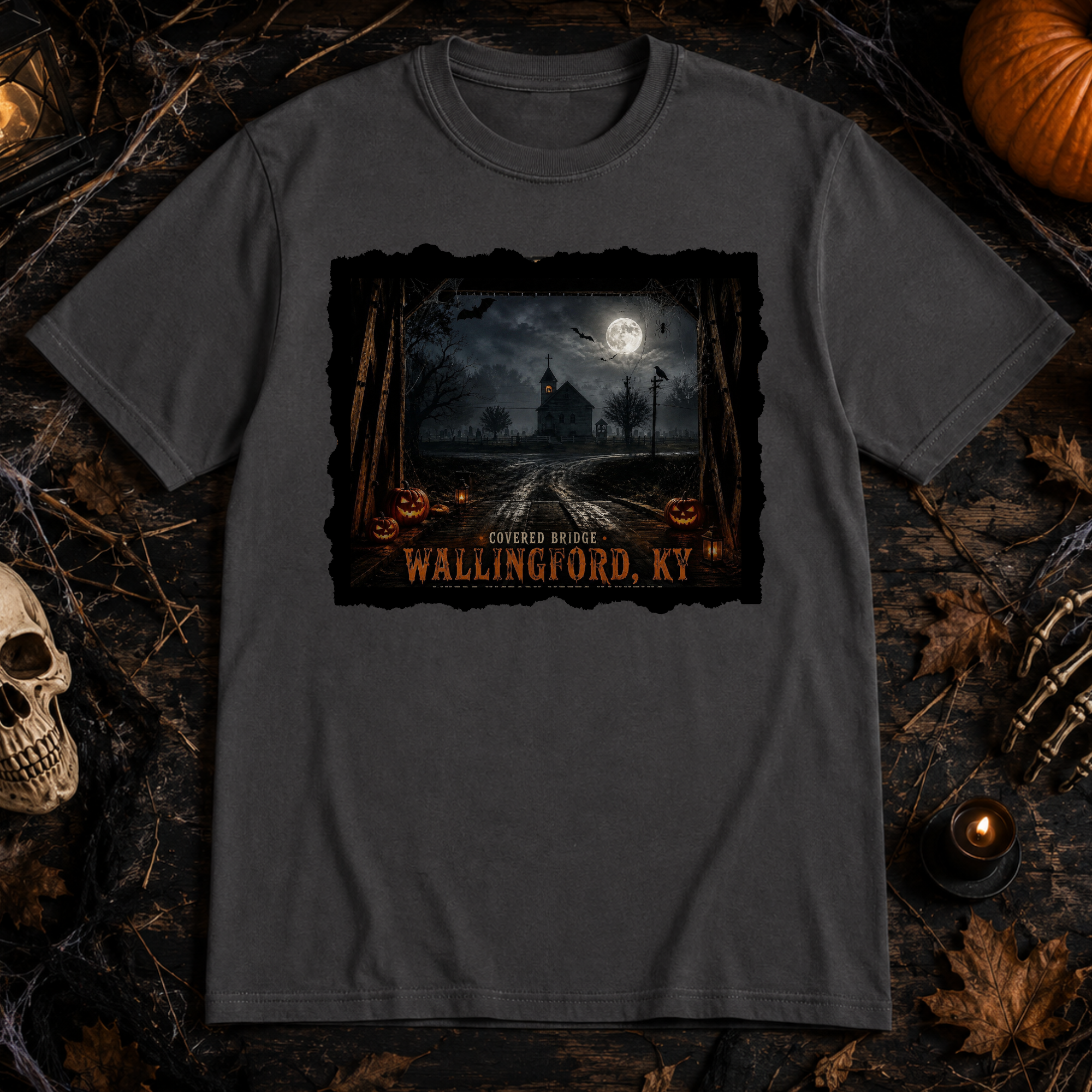 Haunted Wallingford Covered Bridge Tee