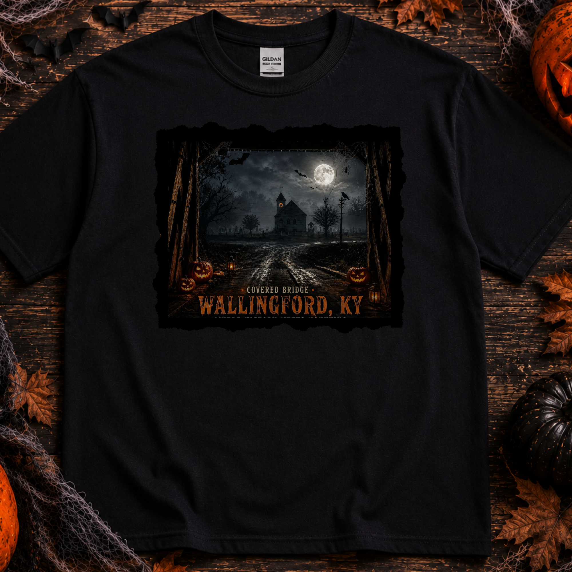 Haunted Wallingford Covered Bridge Tee