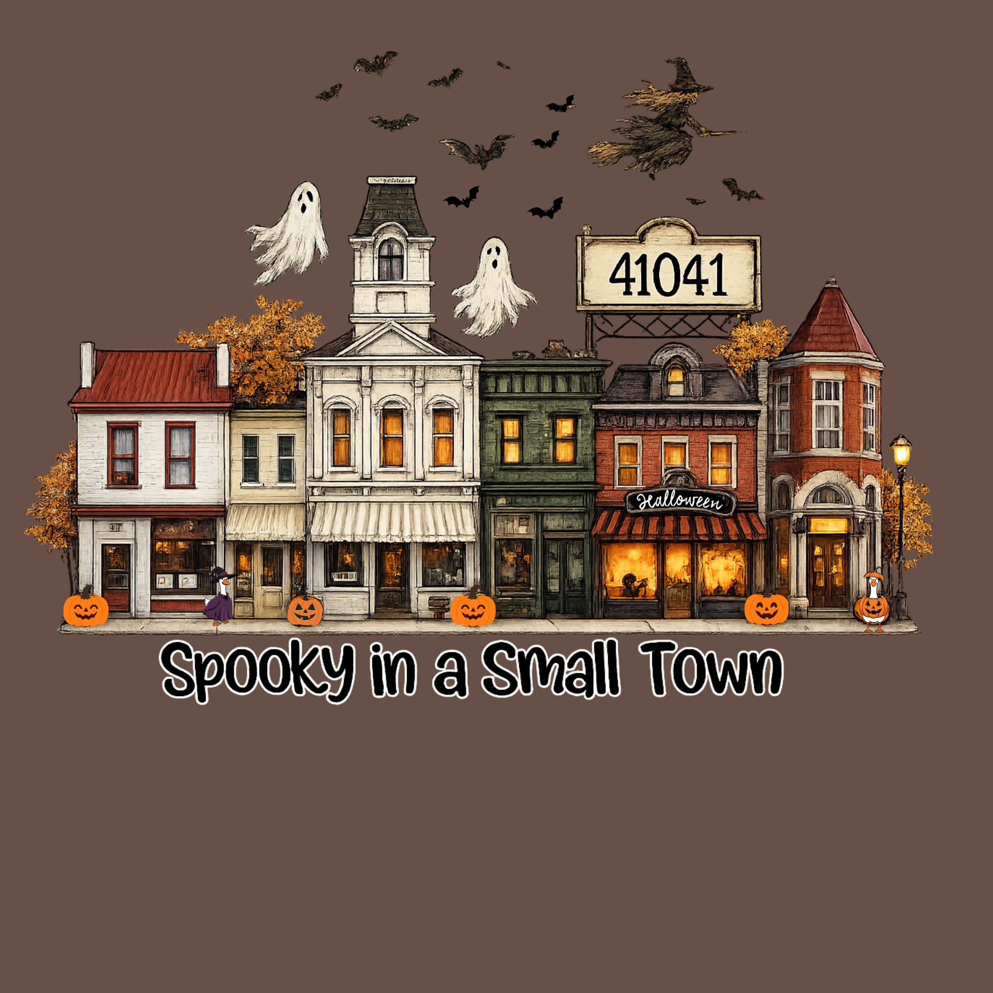 Spooky in a Small Town Tee – Flemingsburg, KY